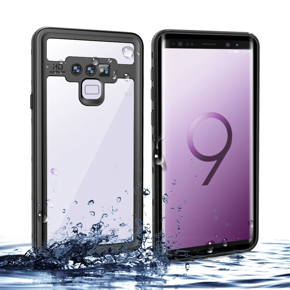Защитный чехол IP68 ДЛЯ Samsung S20 S10 S9 Plus Note 8 9 10 20 герметичный пылезащитный Прозрачный