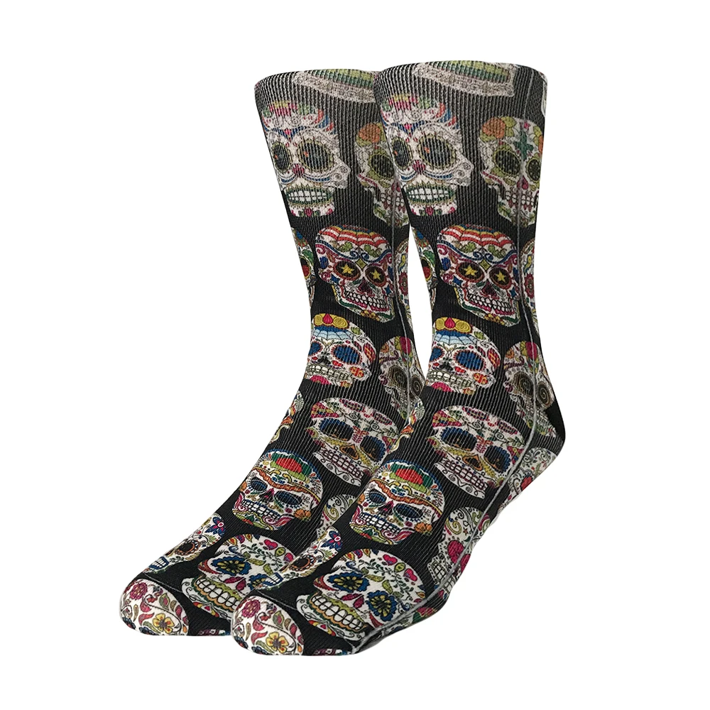 

3D Printed Odd Harajuku Future Skateboard Weed Socks Compression Men's Long Sock