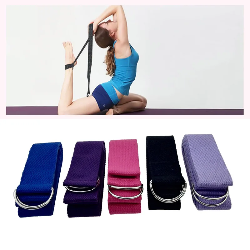 185cm 5 Color sports yoga Leg Slimming Belt Fitness Exercise strap Gym