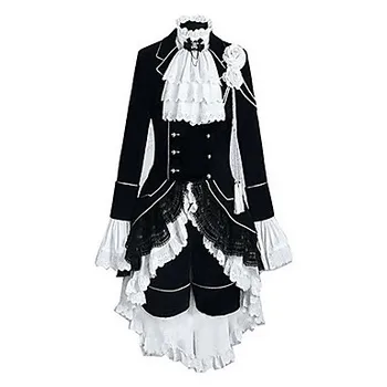 

Black Butler Cosplay Costume Suit Costume Halloween Stage Costume Party Gift Drop Ship