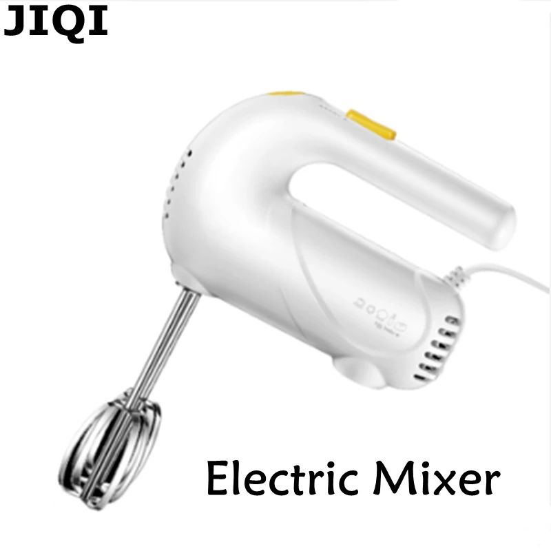 JIQI 125W/220V/50Hz Manual Egg Beater Electric Mixer ABS 5 Gear Speeds