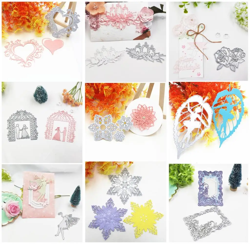 

Metal Cutting Dies Stencil for DIY Scrapbooking Album Paper Cards Decorative Crafts Embossing Die Cuts
