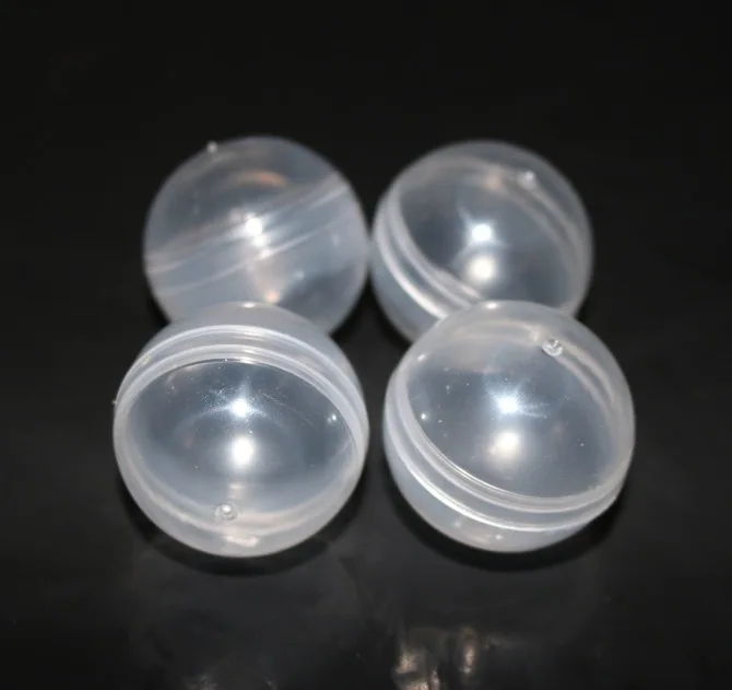 50 шт./лот, диаметр: 32 мм, пустая пластиковая игрушечная капсула, пластиковый шар в виде яиц для торгового автомата, круглая Прозрачная Пластиковая Капсула
