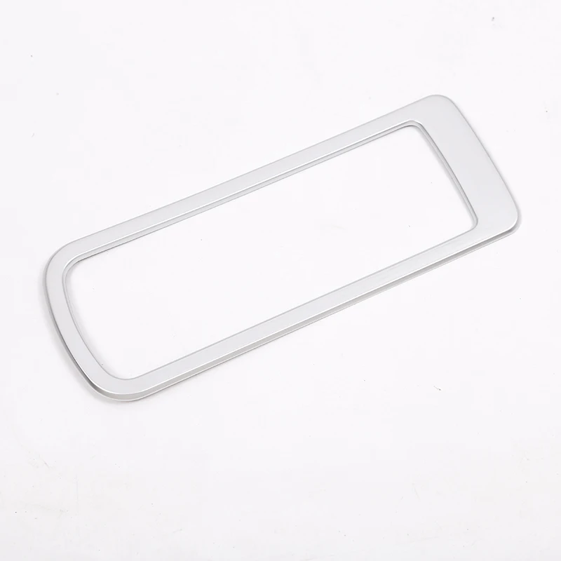 

For BMW 5 Series G30 2018 Car Accessories 1 Pcs ABS Matte Silver Car Passenger Side Storage Box Decoration Frame Trim