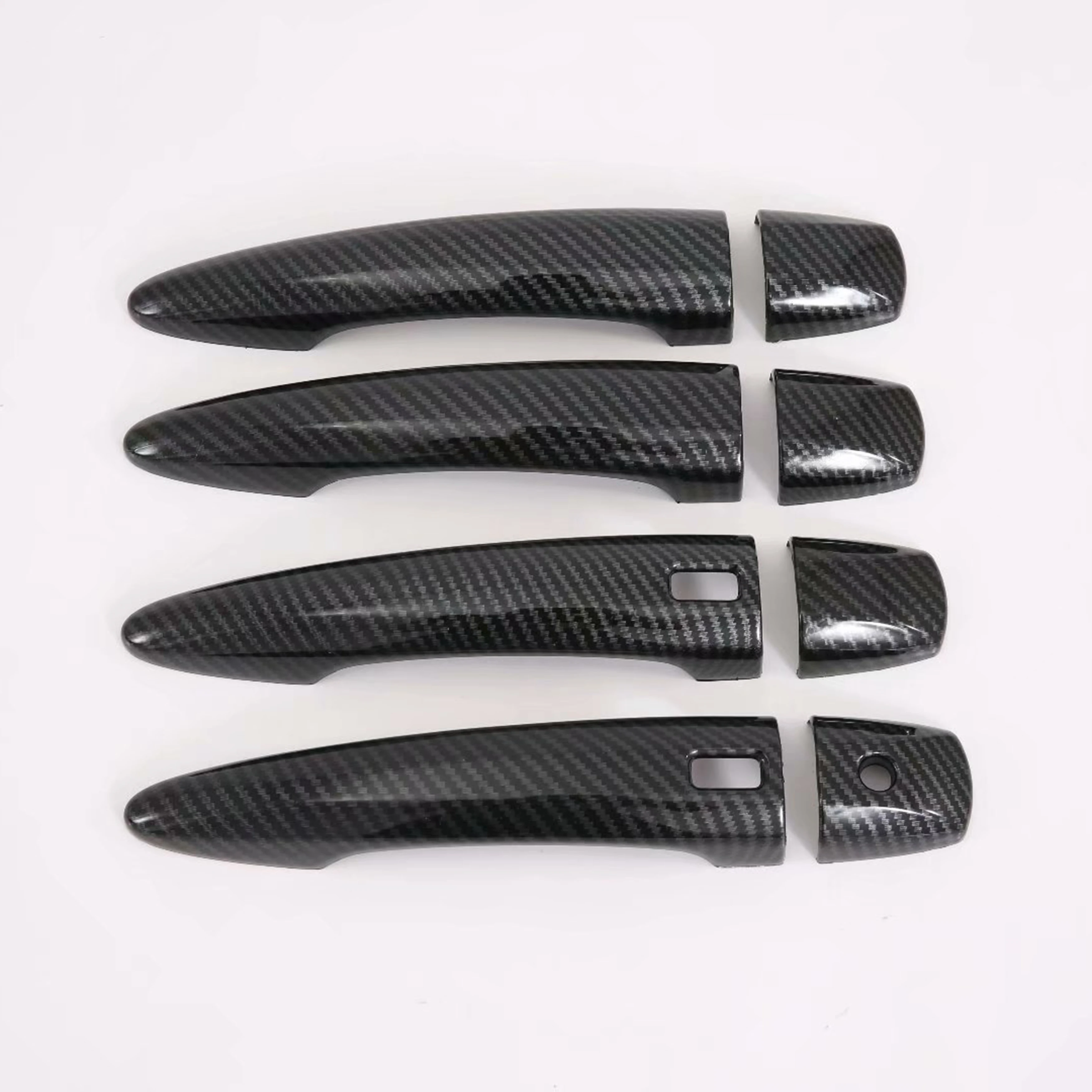 

Car The door handle covers ABS Carbon fiber style Accessories Stickers For Nissan Teana 2019 Car Styling