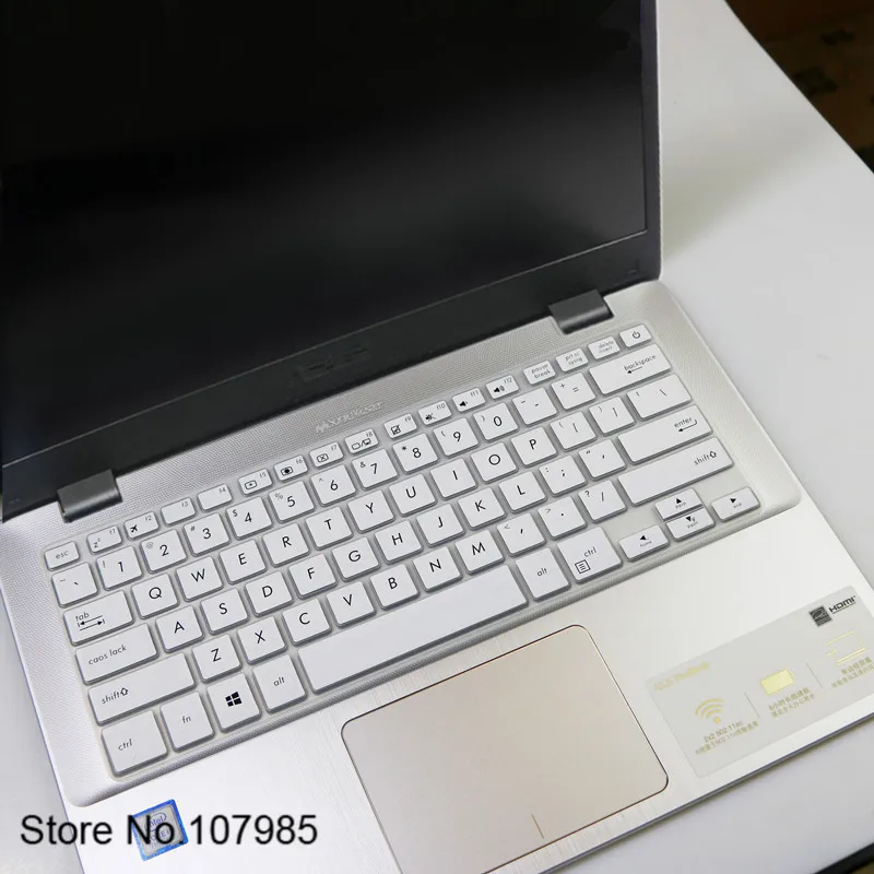 14-дюймовый ноутбук Клавиатура Защитная крышка для ухода за кожей кожи Asus Vivobook S14 S410 S410UN S410ua S410uq 14 ''Тетрадь - Цвет: White
