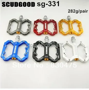 

Scudgood Mountain Bike Pedals Bicycle 3 Bearings Foot Pedal Ultralight Wide MTB Pedals