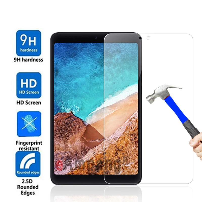 Slim-Matte-Translucent-Soft-Silicon-Back-Cover-and-Transparent-Screen-Protector-Tempered-Glass-For-Xiaomi-Mi
