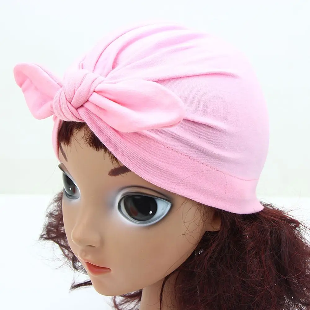 Fashion Newborn Baby Toddler Kids Boy Girl Unisex Bowknot Soft Comfortable Cotton Beanie Autumn Winter Warm Hat 2017 unisex newborn baby boy