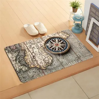 

wG&u131 Custom World map pattern Doormat Home Decor Door mat Floor Mat Bath Mats foot pad w-q718er131r