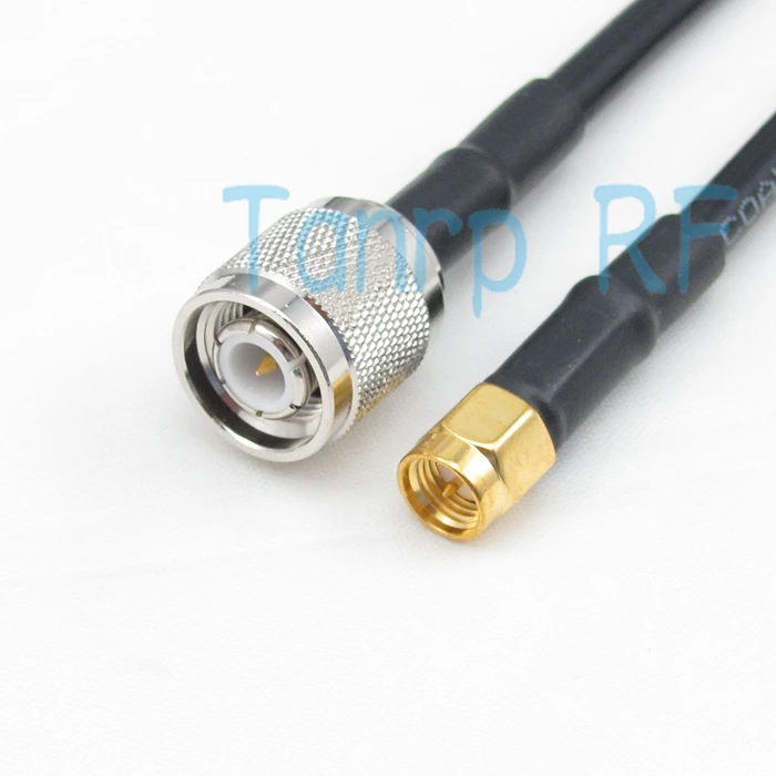 Бесплатная доставка! 100 см RF RG58 удлинитель TNC штекер SMA 3 фута 1 м Pigtail коаксиальный