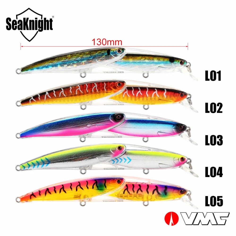 SeaKnight бренд SK046 серия Рыболовная Приманка Minnow 1 шт./лот 130 мм/5 12 дюймов 25 5 г 3D рыбий