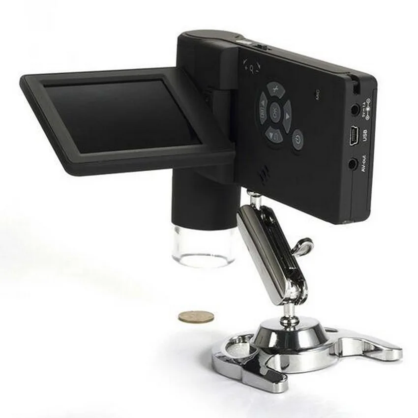 Открытый миниатюрные электронный микроскоп Монокуляр зеркало Портативный