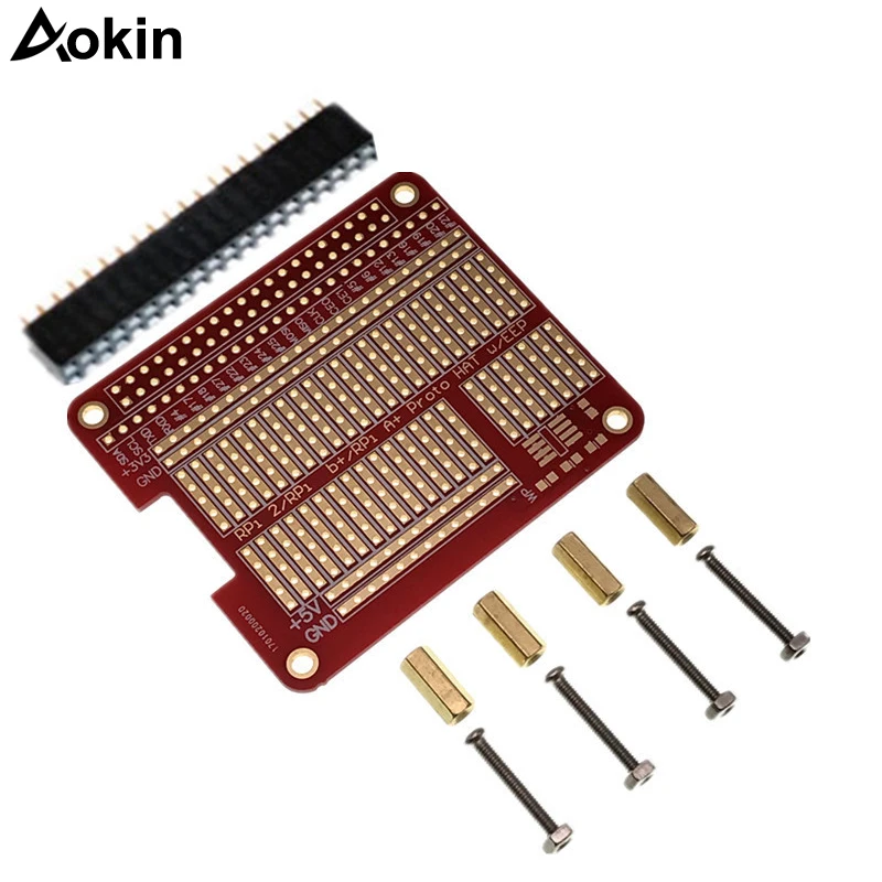 DIY Прототип шляпа Щит расширение доска GPIO с винтами для Raspberry Pi 3/2 Модель B +