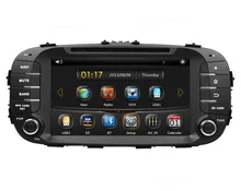 HD 2 din 8″ Car Radio DVD GPS Navigation for Kia Soul 2014 2015 With Car Video Bluetooth SWC TV USB AUX IN
