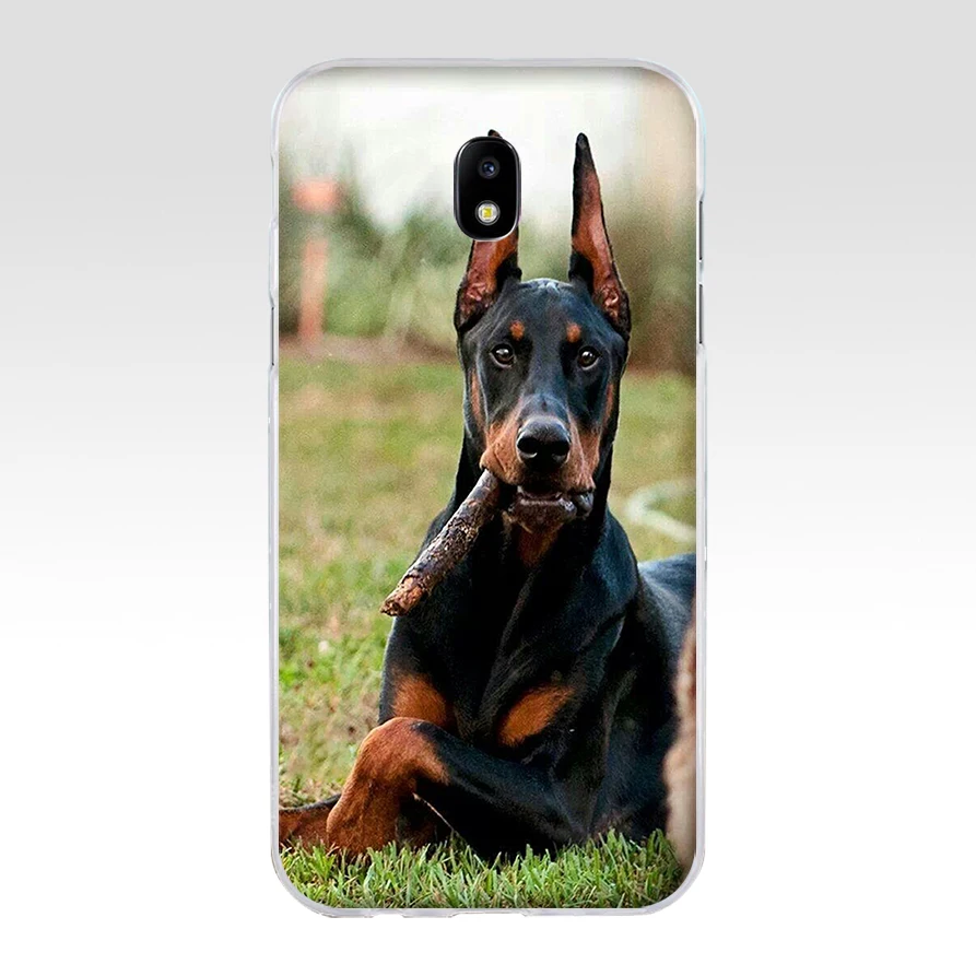 102WE Doberman Мягкий Силиконовый ТПУ чехол для телефона Samsung j3 j5 j7 2015 2016 2017 j330 j2 j4 prime j6 Plus