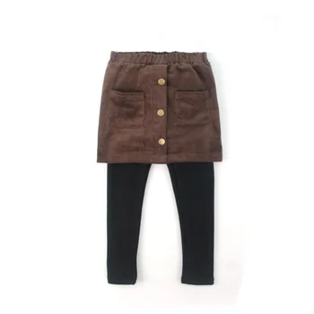 

Winter Pants Children Clothing Thicken Warm Girls Pants Baby Girl Clothes Trousers Kids Plus Velvet Skirt Pants Girls Leggings