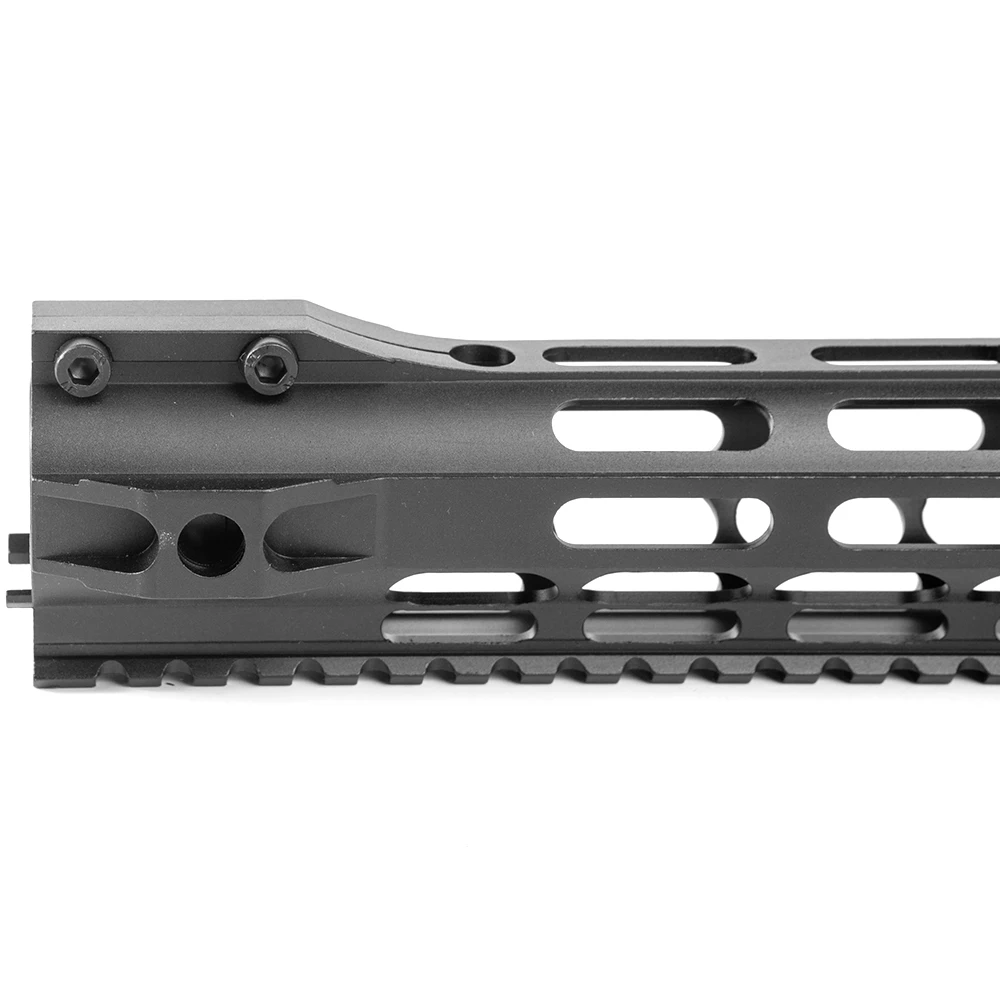 12 дюймов поплавок handguard MLOK супер тонкий AR15 Handguard NSR Rail Металл Рыба Bonegel мяч бластер Металл для M4 M16