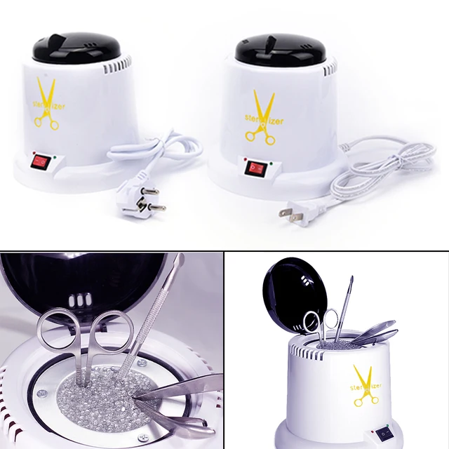 2 Style Nail Disinfect Tools 220 240V High Temperature Disinfection Sterilizer Box Tools Nail