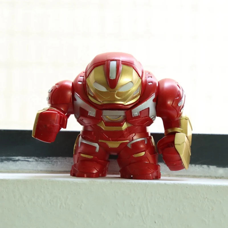

Single Marvel avengers 4 endgame Iron man Thanos Infinite gloves Hulk Big Size Hulkbuster Building Blocks Toys Children gifts