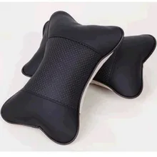 CAR-partment 1 pcs Car seat head cushion headrest winter car headrest leather supplies neck headrest Warm Auto safety headrest