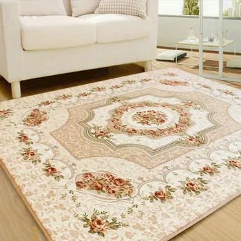 

Luxuy Thickening Europe Living Room Carpet Chair Yoga Mat Jacquard Sofa Floor Mats Doormat Rugs Carpets Shaggy Area Rug for Home