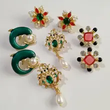 Новые женские модные серьги Новое поступление брендовые милые серьги jeweI с металлическим поясом серьги с кристаллами