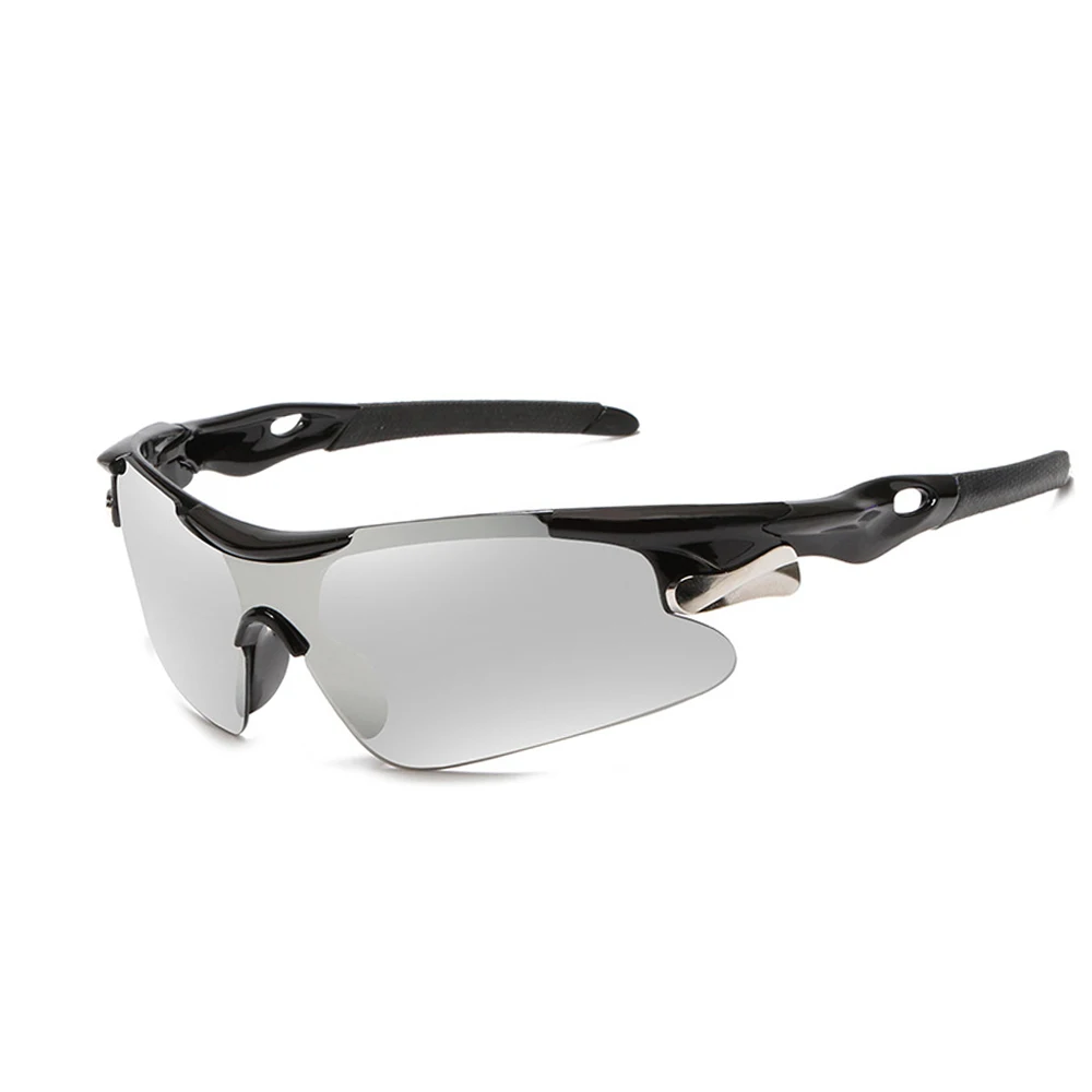 Мужские и женские очки для спорта на открытом воздухе MTB велосипедные очки ветрозащитные очки велосипедные солнцезащитные очки gafas de ciclismo hombre - Цвет: C04 Black White
