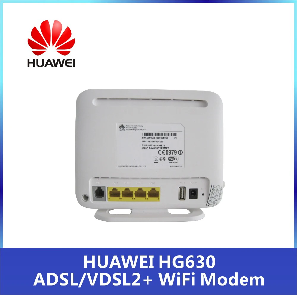 Huawei HG630 VDSL2//ADSL2 300Mbps Wireless Modem//router