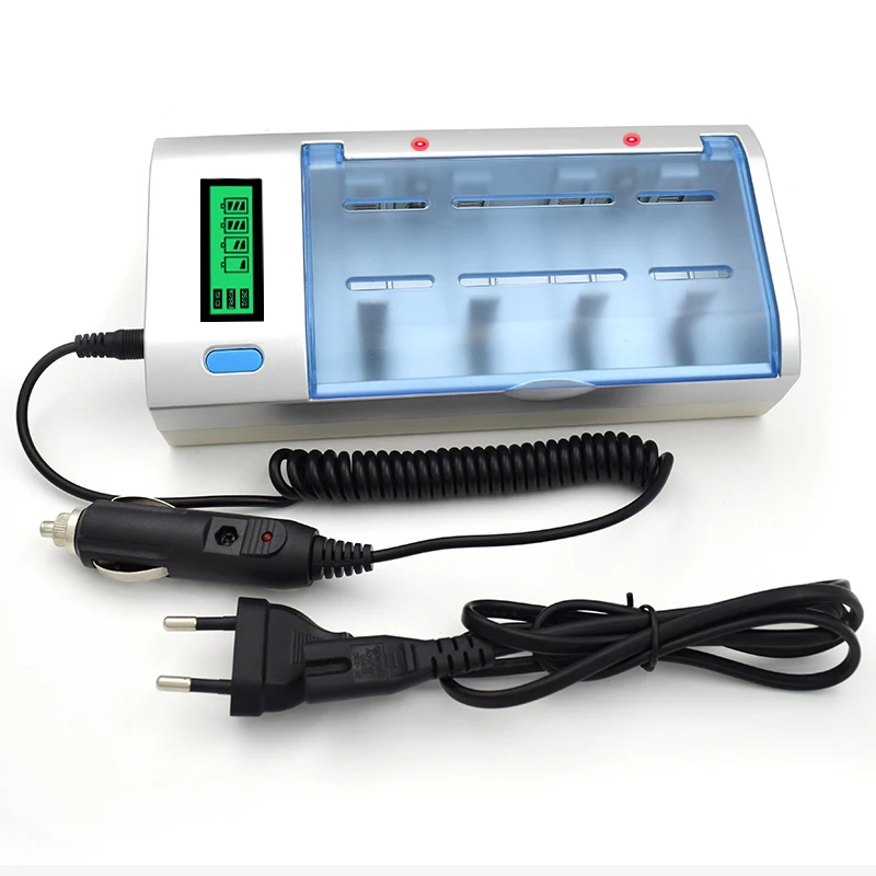

2017 New batterie charger LCD display battery charger for AA/AAA/SC/C/D/9V battery