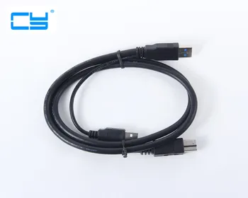 

5Gbps USB3.0 A Type Male AM To USB 3.0 Type Male BM Mobile External hard Drive disk HDD Y Cable with USB Power Supply 60cm Black