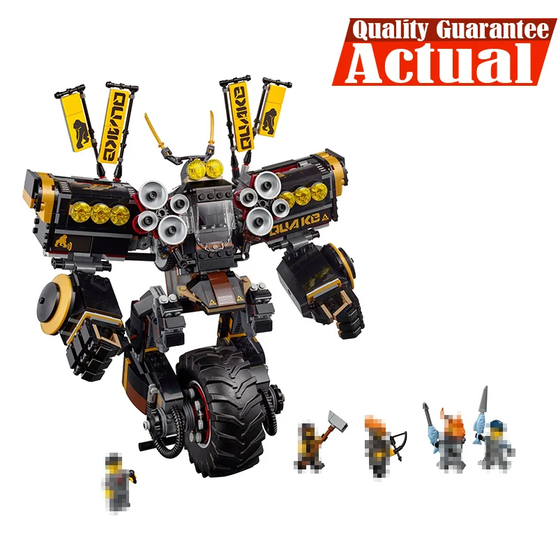 

Lepin 06069 1346Pcs Cole's Quake Mech Series Jay Kai A Gang's Unicycle Building Blocks Toys For Kids 70632 legoingly Ninjagoed