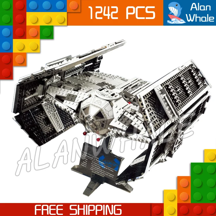 

1242pcs Space Wars The Rogue One USC Vader's TIE Advanced Fighter 05055 Figure Building Blocks Toys Compatible With Lago