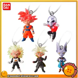 "Dragon Ball супер" Оригинальные BANDAI Gashapon ПВХ игрушки рис УДМ лучший 23-набор из 5 шт. гоку Jiren Мужские Шорты для купания Вегета Beerus