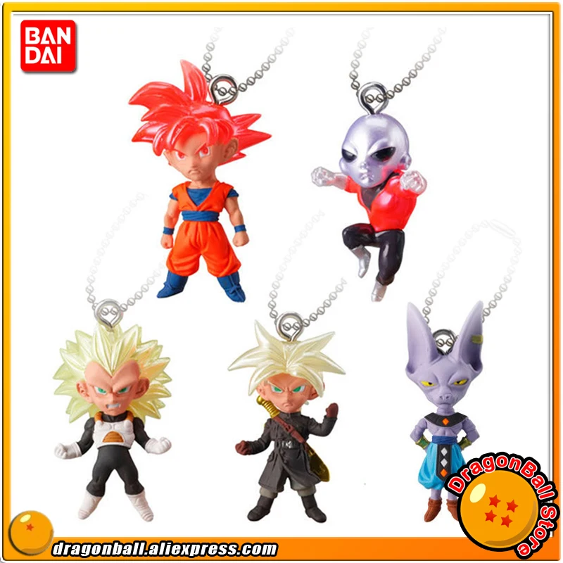 

Dragon Ball Super" Original BANDAI Gashapon PVC Toy Figure UDM THE BEST 23 - Set of 5 PCS Goku Jiren Trunks Vegeta Beerus