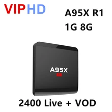 A95X R1 Arabic IPTV France Turkey Germany Africa Spain Portugal Albania Brazil IPTV Android Set Top Box PK Neo Volka Pro H.256