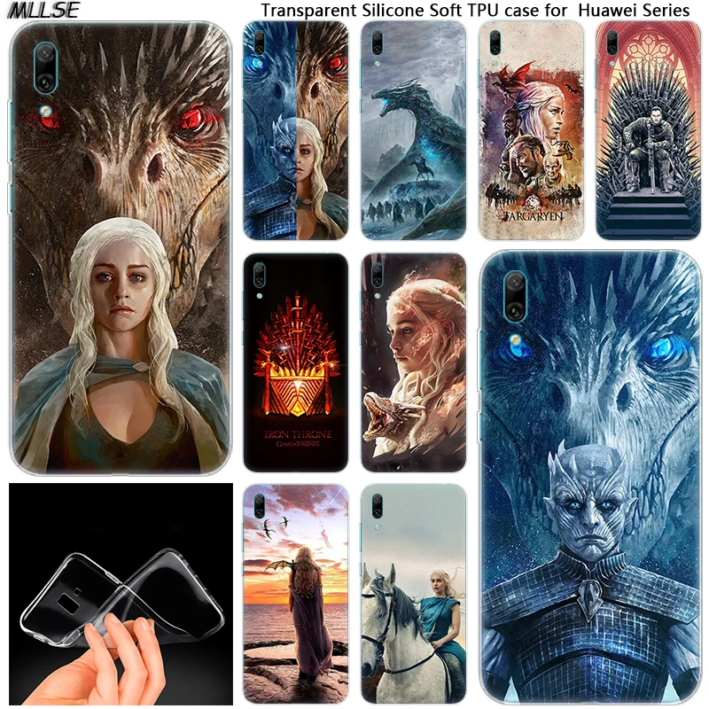 

Hot Game of Throne Soft Silicone Case for Huawei Mate 10 20 Lite Pro Enjoy 8 9E Y6 Pro Y5 2017 Y7 Pro Y9 2019 2018 Fashion Cover