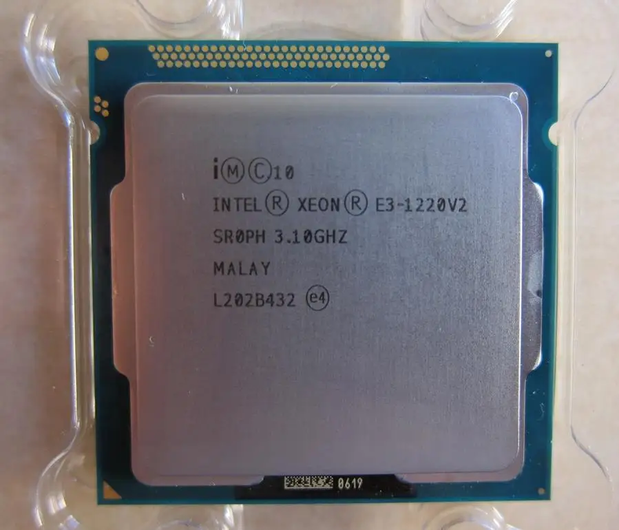 

Intel Xeon E3 1220 V2 Processor 3.1GHz 8MB 4 Core 1333MHz SR0PH LGA1155 CPU