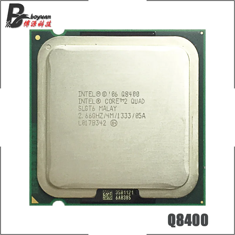 Intel Core 2 Quad Q8400 2,6 ГГц четырехъядерный процессор 4M 95W 1333 LGA 775