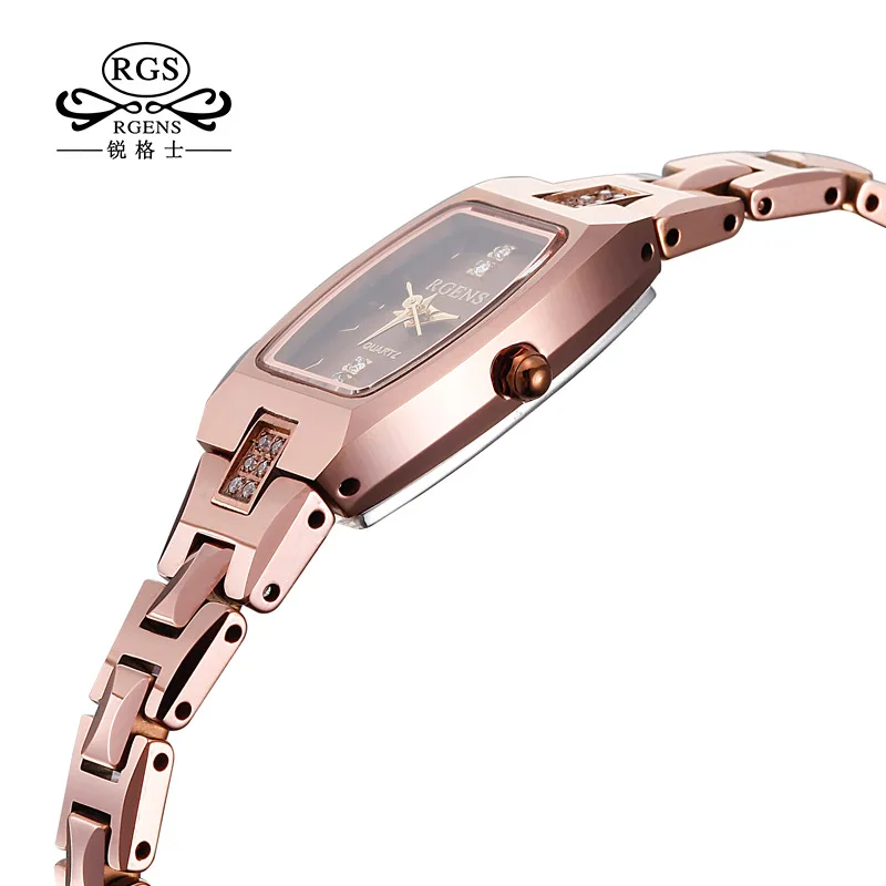 

luxury rose gold women watches tungsten steel bracelet quartz 2018 new woman wristwatches diamond waterproof ladies clocks
