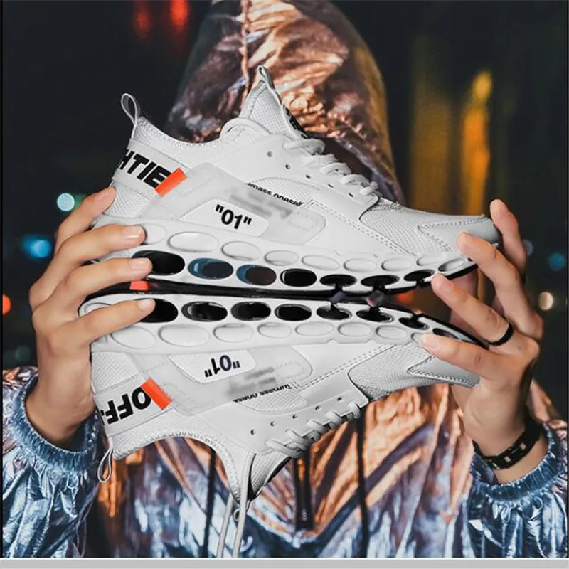 Мужские кроссовки дышащая повседневная обувь красовки Mocassin Basket Homme удобные