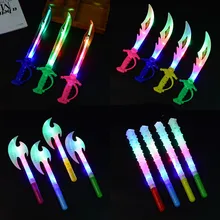 Светится в темноте игрушка детская светоизлучающая игрушечный нож сабля с подсветкой волк зубочистки мальчик мини оружие подарок для мальчика малыш ребенок