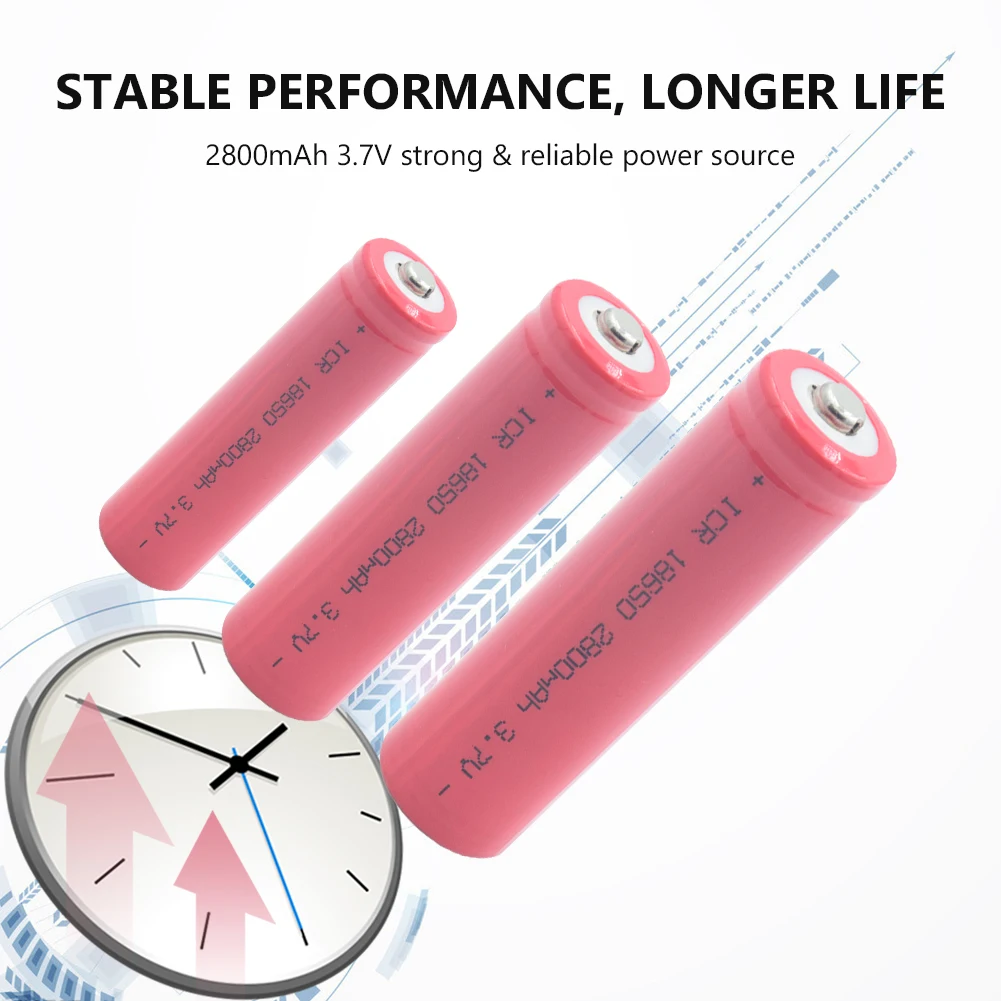18650 Батарея 3 7 V 2800mAh перезаряжаемый литиевый непрерывный разряд Выделенные