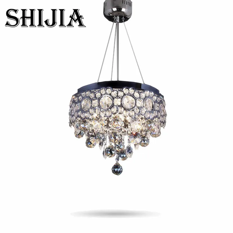 Modern Round Vanity Lustre Led k9 Crystal Chandelier Light Fixture Home Lighting Kitchen Dining Room Lamp 100% Crystal Pending