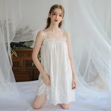 Принцесса Спагетти ремень пижамы летние мягкие ребра экран Пряжа Сексуальный перспективный ночной наряд Цветочные сна платье Кружева Ночная одежда