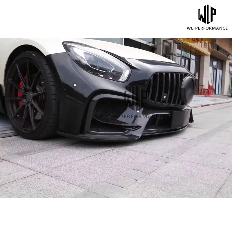 Высокое качество карбоновое волокно/FRP upainted GT GTS AMG передний бампер для автомобильного стайлинга для Mercedes-Benz GT GTS AMG комплект кузова автомобиля