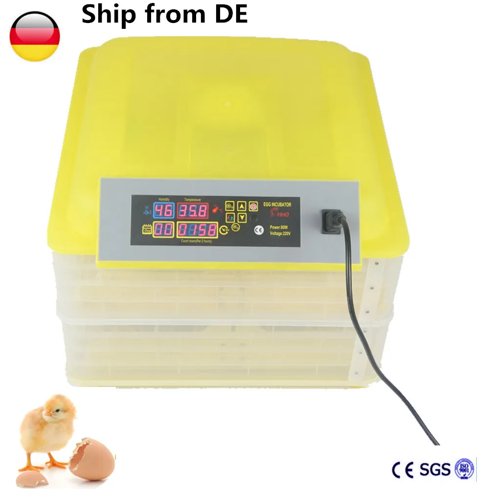 Home Use Mini Automatic Egg Incubator 96 Egg Chicken Duck Incubator Brooder Poultry Incubator Machine top selling automatic egg incubator mini 48 egg incubator for sale