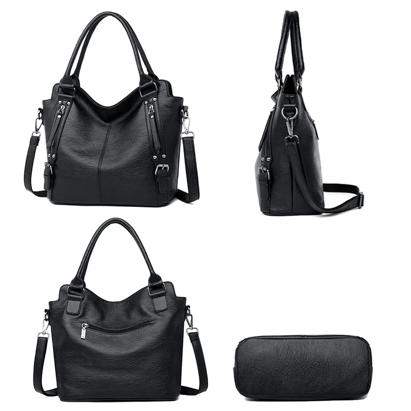 2018 Luxury Handbags Women Bag Designer High quality Leather Shoulder Bag Women Big Tote Casual Female Shoulder Messenger Bags