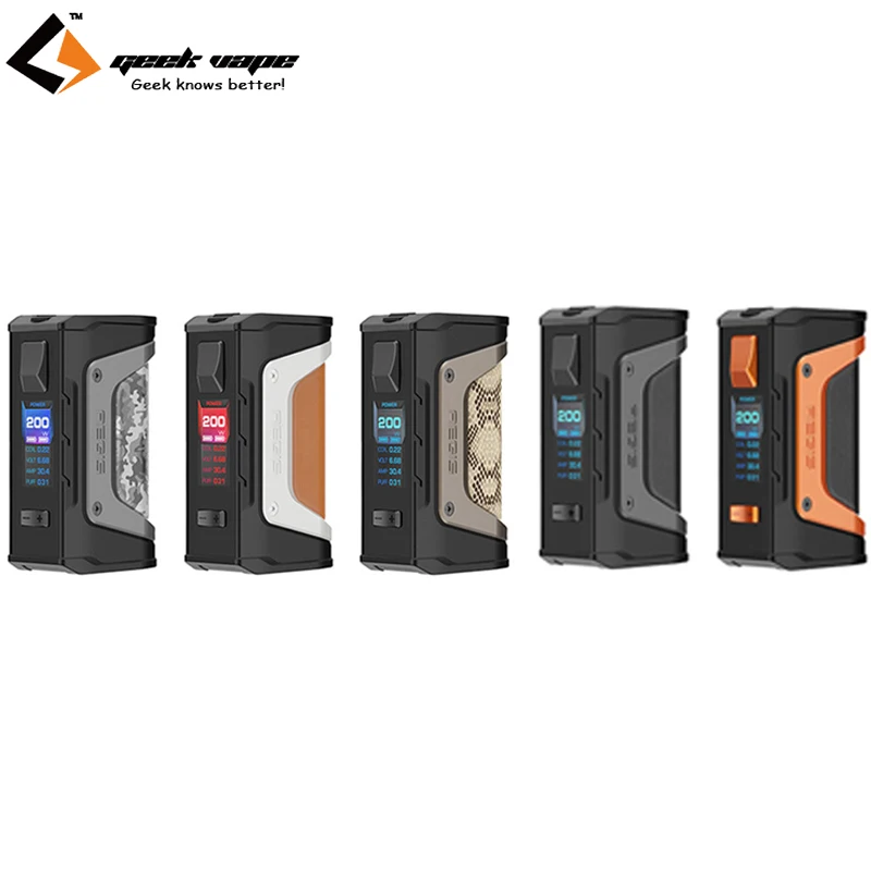 Original GeekVape Aegis mod aegis Legend 200W TC Box MOD Powered by Dual 18650 batteries e cigs No Battery for zeus rta blitzen