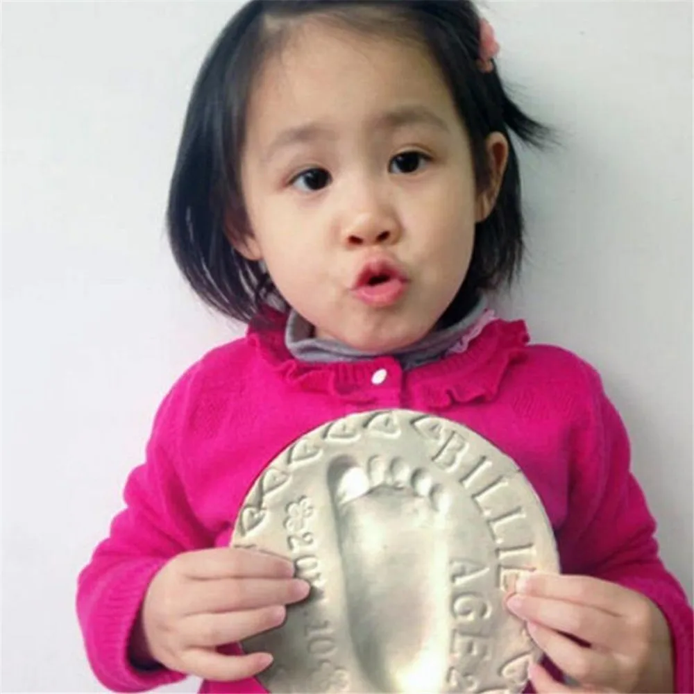 Taoqueen Baby inkpad Handprint Набор для отпечатка ступней литья уход за ребенком сушка на